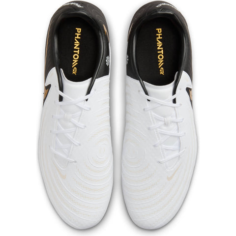 NIKE PHANTOM GX II ACADEMY FG/MG WHITE/BLACK-MTLC GOLD COIN Bild 5