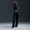 NIKE PRO DF 365 CROP TANK BLACK/WHITE Bild 2