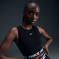 NIKE PRO DF 365 CROP TANK BLACK/WHITE Bild 4