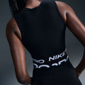 NIKE PRO DF 365 CROP TANK BLACK/WHITE Bild 6
