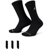 NIKE U J ED CUSH POLY CREW 3PR 144 BLACK/WHITE Bild 1