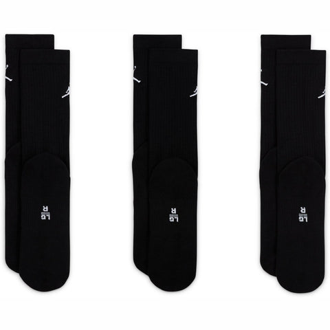 NIKE U J ED CUSH POLY CREW 3PR 144 BLACK/WHITE Bild 3