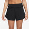 NIKE W NK BLISS DF MR 3IN 2N1 SHORT BLACK/REFLECTIVE SILV Bild 1