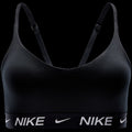 NIKE W NK DF INDY LGT SPT BRA BLACK/BLACK/WHITE Bild 1