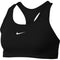 NIKE W NK DF SWSH 1PP BRA BLACK/WHITE Bild 1