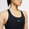 NIKE W NK DF SWSH 1PP BRA BLACK/WHITE Bild 6