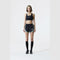 NIKE W NK DF SWSH 1PP BRA BLACK/WHITE Bild 9