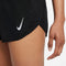 NIKE W NK DF TEMPO RACE SHORT BLACK/REFLECTIVE SILV Bild 5