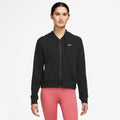 NIKE W NK ONE DF FZ HOODIE LBR BLACK/WHITE Bild 1