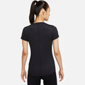 NIKE W NK ONE DF SS SLIM TOP BLACK/WHITE Bild 2