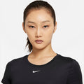 NIKE W NK ONE DF SS SLIM TOP BLACK/WHITE Bild 3