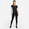 NIKE W NK ONE DF SS SLIM TOP BLACK/WHITE Bild 4