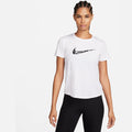NIKE W NK ONE SWSH HBR DF SS TOP BLACK/WHITE Bild 5