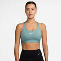 NIKE W NK SWSH MED SPT BRA CANNON/WHITE Bild 1