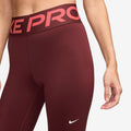 NIKE W NP SCULPT DF HR TIGHT DARK TEAM RED/WHITE Bild 3