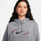 NIKE W NSW FLC OS PO HDY SWSH SMOKE GREY Bild 4