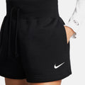 NIKE W NSW PHNX FLC HR SHORT BLACK/SAIL Bild 2