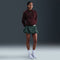 NIKE W NSW PHNX FLC STD PO HOODIE BURGUNDY CRUSH/SAIL Bild 6