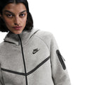 NIKE W NSW TCH FLC WR FZ HDY 2 DK GREY HEATHER/BLACK Bild 5