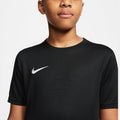 NIKE Y NK DF PARK VII JSY SS BLACK/WHITE Bild 6
