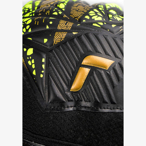 REUSCH Attrakt Infinity Finger Support black / gold / yellow / bl Bild 6