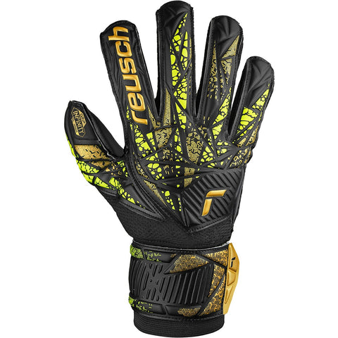 REUSCH Attrakt Infinity Finger Support black / gold / yellow / bl Bild 10