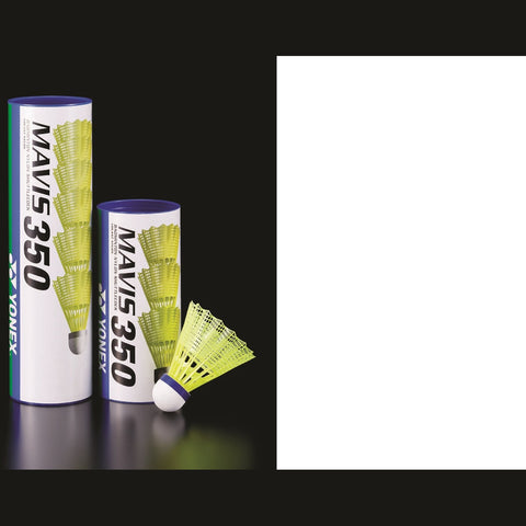 YONEX Badminton-Ball Mavis 350 6er Dose GELB Bild 1